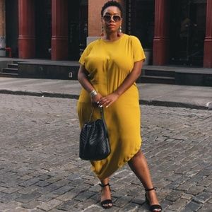 Universal Standard Chartreuse Maxi Gown